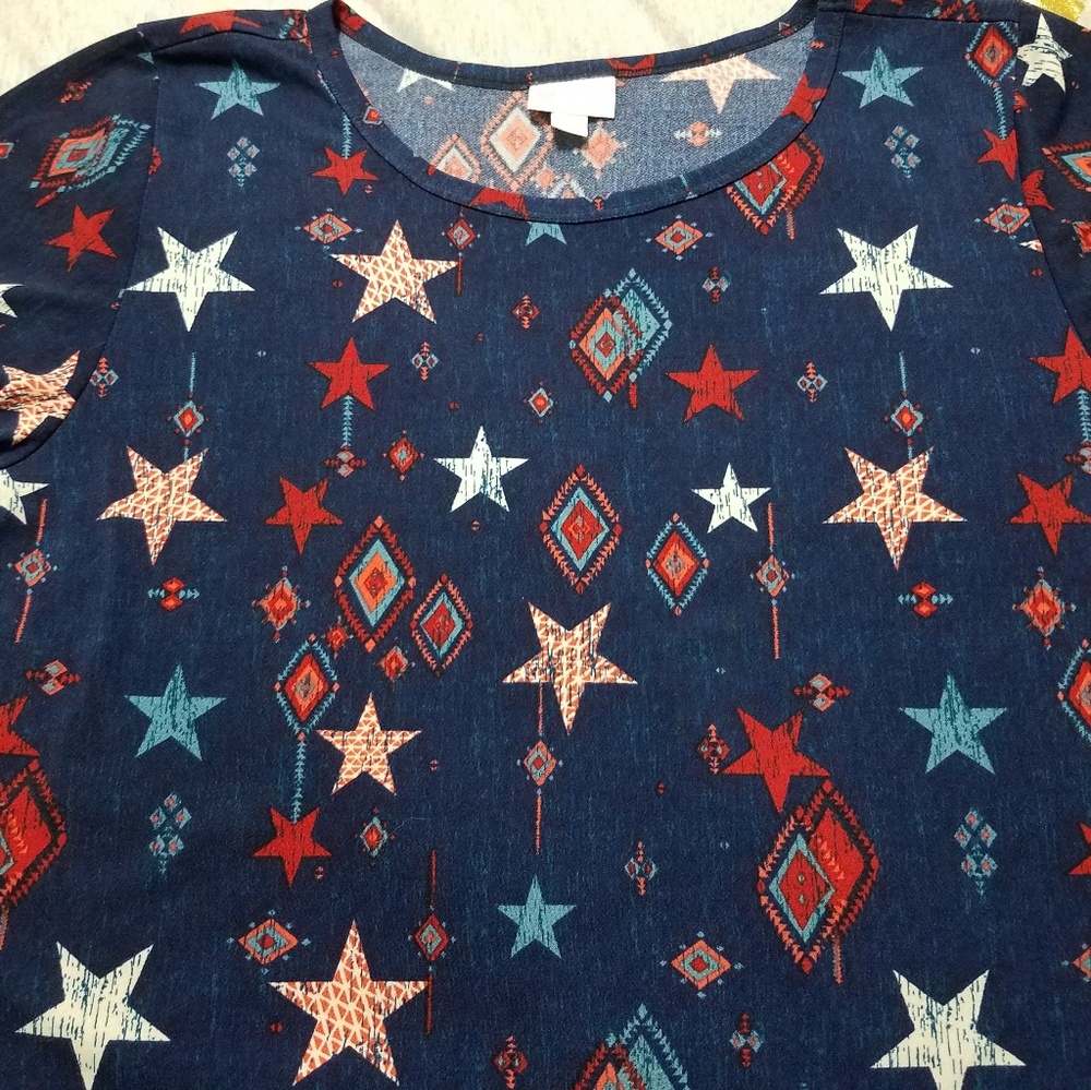 2XL LuLaRoe Americana Carly swing dress